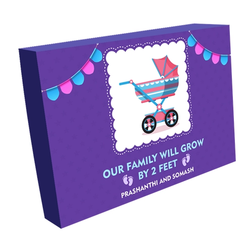 6 + 1 Compartments Standard Gift Box | Sweets or Dry Fruit Bites and Namkeen